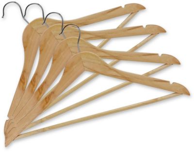 ESSENTIELB Cintres bois x 4