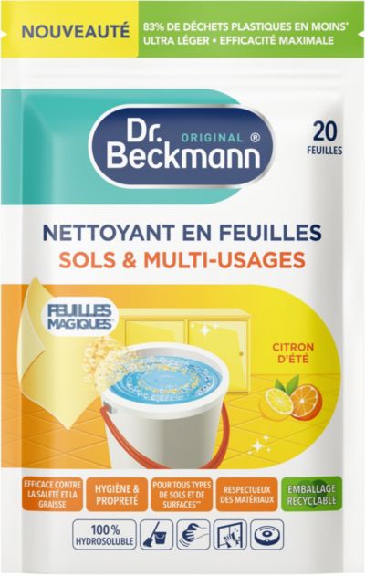 Nettoyant DR BECKMANN Feuille Magique sol & multi-usages Citro