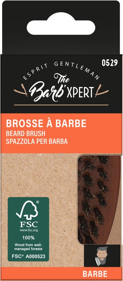 Brosse à barbe BARB EXPERT au bois FSC