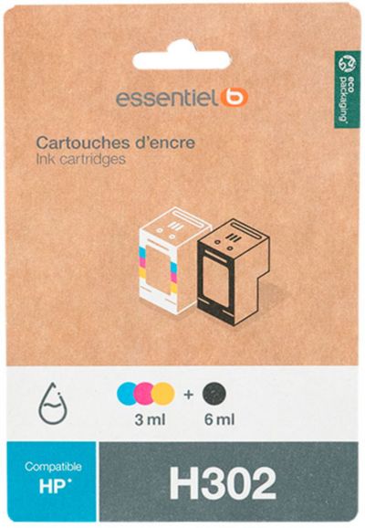 ESSENTIELB H302 Noir + 3 couleurs