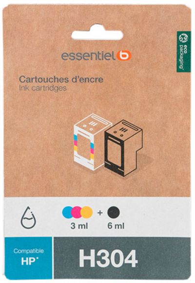 ESSENTIELB H304 noir + 3 couleurs