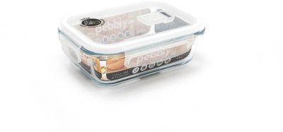PEBBLY RECTANGULAIRE EN VERRE 0.65L