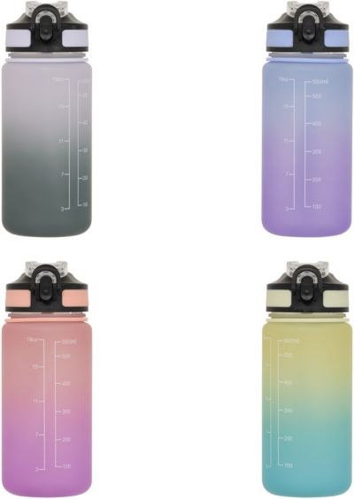 Bouteille 5FIVE sport + paille 600ml