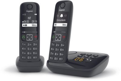Téléphone sans fil GIGASET AS690A Duo Noir