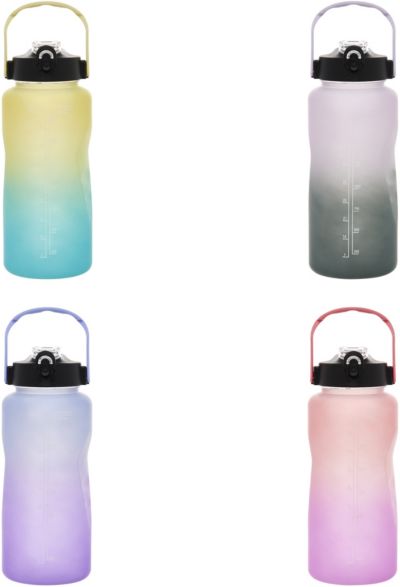 Bouteille 5FIVE sport + paille 2L