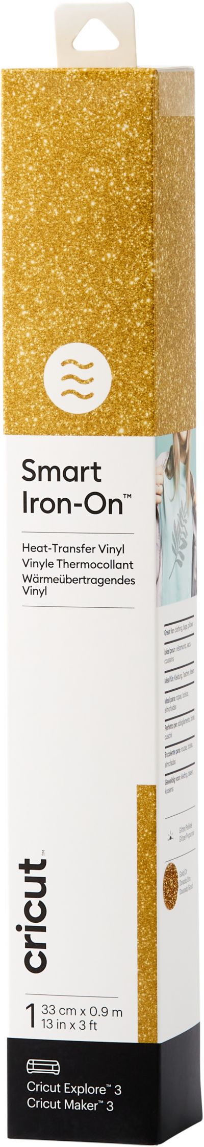 CRICUT Rouleau Vinyle or iron 30x91 cm
