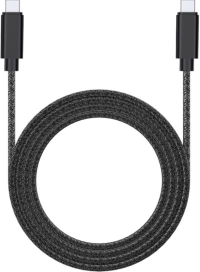 ADEQWAT vers USB-C 2M Noir 100W