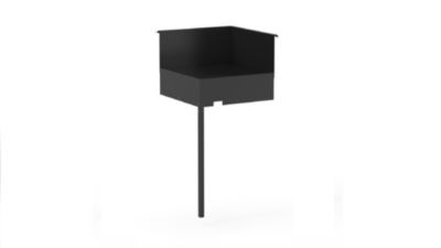 Meuble de cuisine extérieure FORGE ADOUR ANGLE NOIR SAAFN
