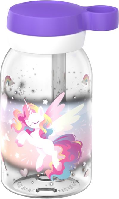 Gourde enfant MEPAL avec paille campus 450 ml - unicorn glow