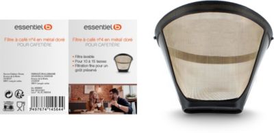ESSENTIELB permanent métal doré T4