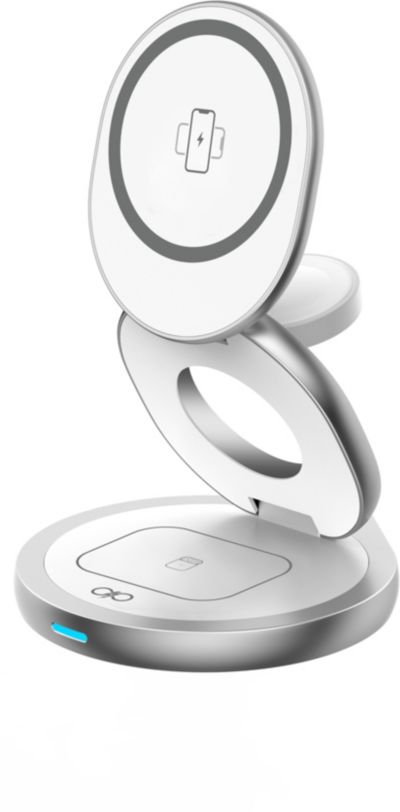 FORCE POWER Chargeur induction MagSafe pliable 3en1 15W