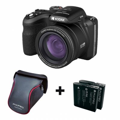 KODAK Pixpro AZ425 Black + 1 Batterie + Etui