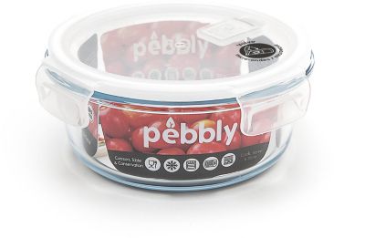 PEBBLY ronde en verre borosilicate 950ml