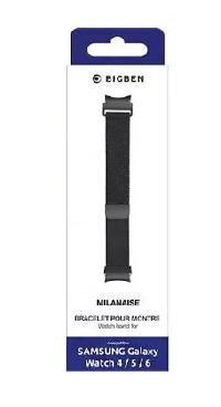 BIGBEN CONNECTED Samsung G Watch 20mm Milanais Graphite