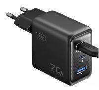 Chargeur INIU 70W Leopard 2 USB-C + USB-A noir