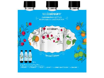 SodaStream Pack de 3 bouteilles 1 L Fuse 