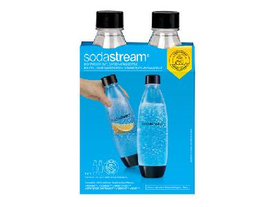 SodaStream  Pack de 2 Bouteilles<BR> 1L Lave-Vaisselle Fuse