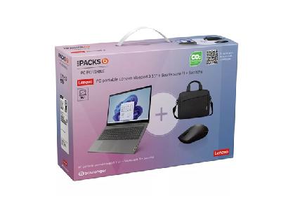 LENOVO Pack Ideapad 3 15''<br>+ souris sans fil + sacoche<br> 15ITL6 i5 CO2 Offset